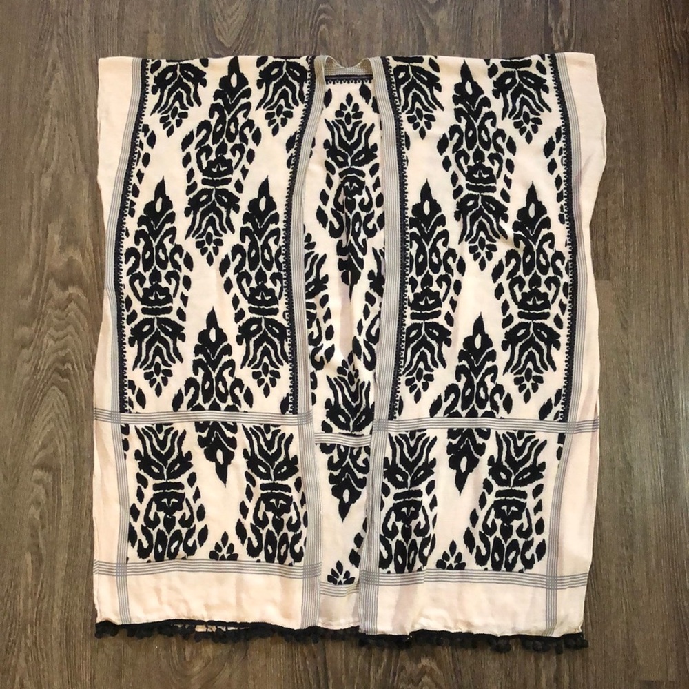 Vintage Swim Cover With Pom Pom Fringe - Picture 4 of 16
